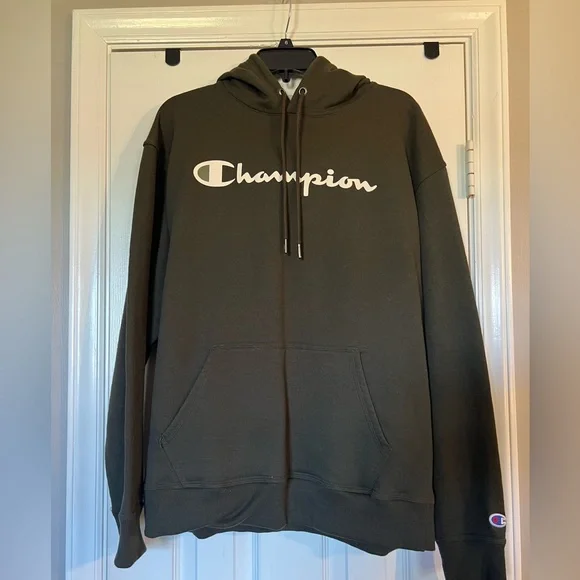Champion Men’s Champion Hoodie Green Color Size Large - Picture 1 of 9